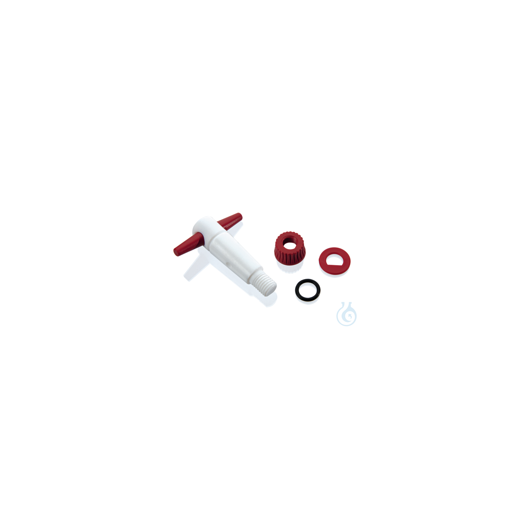 Spare plug for titration apparatus according to Pellet PTFE, for intermediate stopcock with safety device