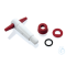 Spare plug for titration apparatus according to Pellet PTFE, for intermediate stopcock with safety device