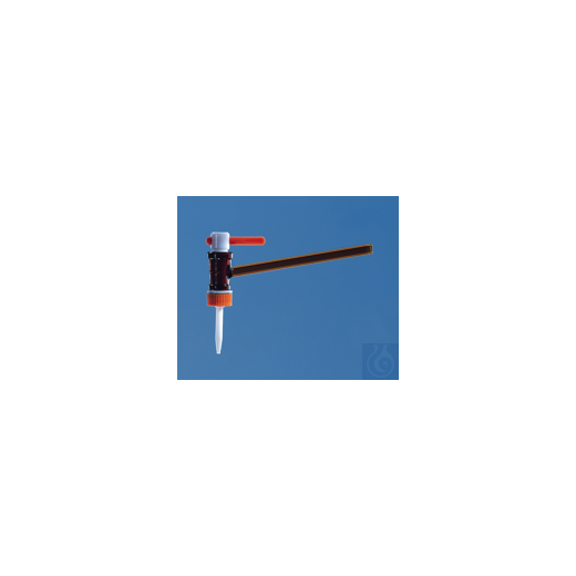 Burette holder BISTABIL Boro brown ger.Hahn f. Burette capacity 50 ml, with PTFE-curet.