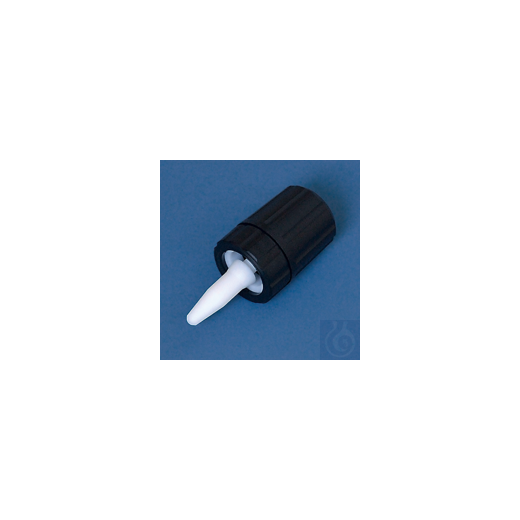 Spare spindle, PTFE, with safety device for burettes 2-50 ml with straight/side V-valve
