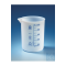 Becher, niedrige Form, ETFE 1000 ml:100 ml, mit Teilung und Ausguss
