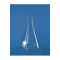 Erlenmeyer flask, narrow neck, Boro 3.3 1000 ml, with beaded rim and graduation