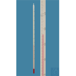 Thermometer similar to BS 1704, E/total, stem type,...