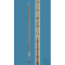 Thermometer with standard ground joint NS 14.5/23, similar to DIN, enclosed type,