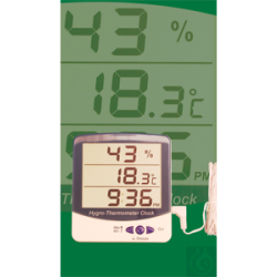 Electronic Jumbo Display Indoor/Outdoor Hygro-Thermometer...