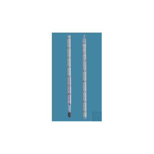 General purpose thermometer, enclosed type, -10/0+200:1°C, capillary prismatic