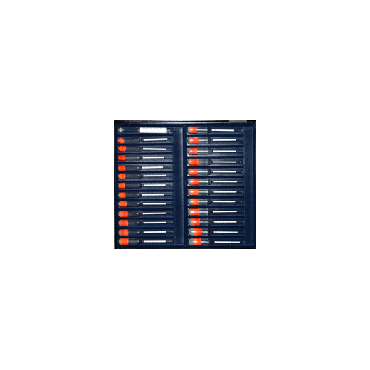 Set of density hydrometers type 00-22 incl. search spindle, 0.600-2.020:0.001g/cm³, 300