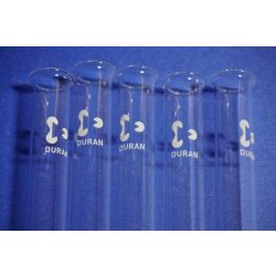5x Duran Reagenzgl&auml;ser 14x130mm  dickwandig, Laborglas, 16 mL, Laborbedarf, Lab