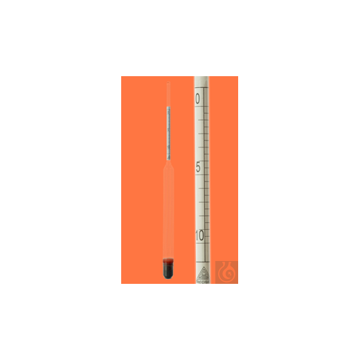 Lautering saccharimeter, 0-10:0,5%mas, accuracy + 1 scale division, 290m