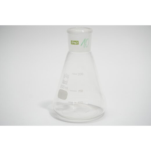 Erlenmeyerkolben mit Schliff NS 29/32 200 mL Schott Erlenmeyerflask with ST