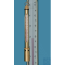 Replacement thermometer for the well bubble thermometer, enclosed form