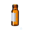 1,5ml short thread bottle ND9, 32x11,6mm amber glass 1. hydrol. Class wide opening