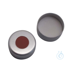 11mm aluminium snap ring cap, colourless lacquered, with...