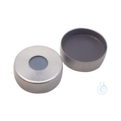 20mm magnetic flared cap, silver, 8mm hole, 20mm moulded...