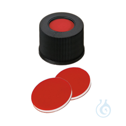ND10 PP cap, PTFE red/Silicone white/PTFE red