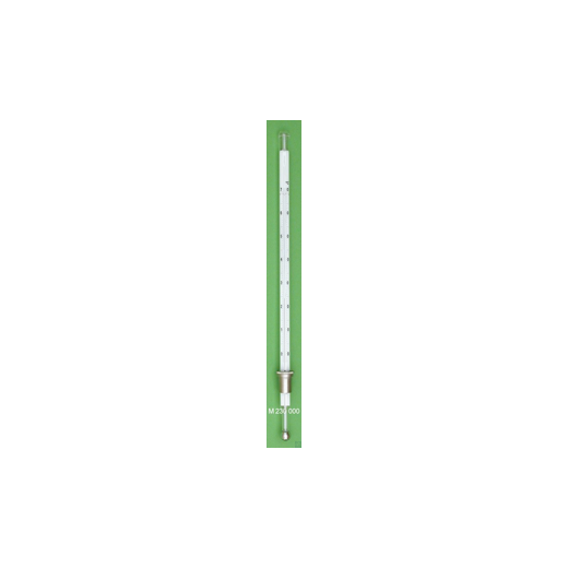 Metal nipple, DIN 12787, A12, mounted on flashpoint thermometer acc. to