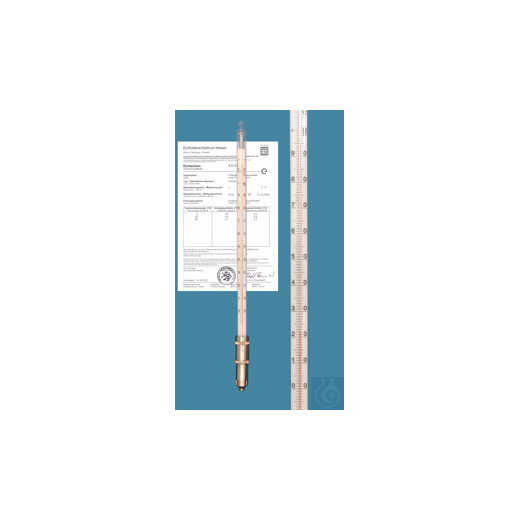 Tropfpunkt Thermometer nach Ubbelohde, ähnlich DIN, Einschlussform, +50+160:1°C