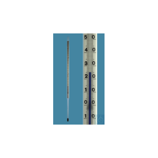 Feinthermometer nach Landsberger mit Unterteil, Einschlussform, +84+102:0,05°
