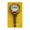Bimetallic dial thermometer, radial stem, 0+160:2°C, case diameter
