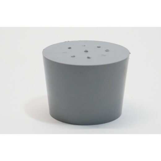 Stopfen Gummistopfen Naturkautschuk Laborstopfen Verschlußstopfen konisch grau