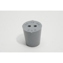 Gummistopfen Laborstopfen mit 3,4,5,6,7mm Loch konisch...