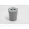 Gummistopfen Laborstopfen mit 3,4,5,6,7mm Loch konisch Stopfen grau Gummi Stopfe