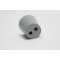 Gummistopfen Laborstopfen mit 3,4,5,6,7mm Loch konisch Stopfen grau Gummi Stopfe