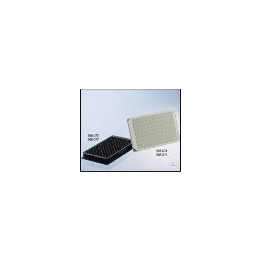 MICROPLATE, PS, 96 WELL, F-BOTTOM (CHIMNEY, WHITE, LUMITRAC, MED. BINDING, 1