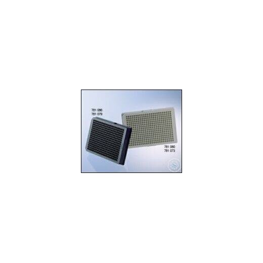CELL CULTURE MICROPLATE, 384 WELL, PS, F-BOTTOM, BLACK