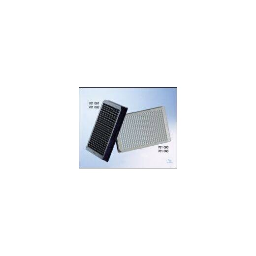 CELLULAR MICROPLATE, 384 WELL, PS, F-, µCLEAR®, BLACK, TC, STERILE, 10