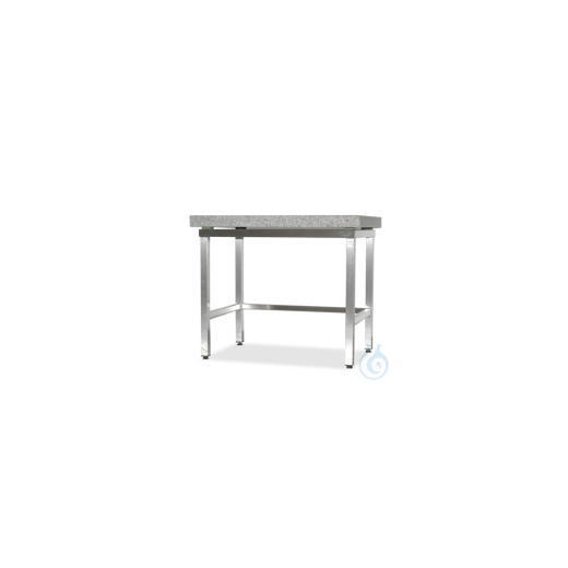 Antivibration table - Weighing table on stainless steel base frame
