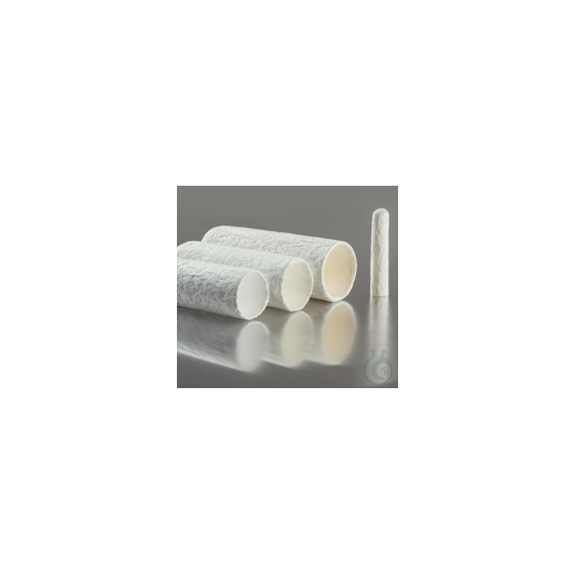 Extraction sleeve, glass fibre, 100% borosilicate, binderfei, Ø 25 x 100 mm