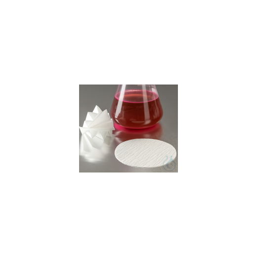 Filter paper 400, for clarification, medium fast, 65 g/sqm, pleated filter 110