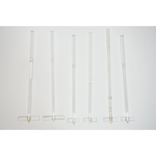 Rührer 2 Flügel Blattflügelrührer stirrer glass Laborglas Rührzubehör