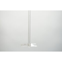 Rührer 2 Flügel Blattflügelrührer stirrer glass Laborglas Rührzubehör