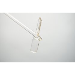 Rührer 2 Flügel Blattflügelrührer stirrer glass Laborglas Rührzubehör