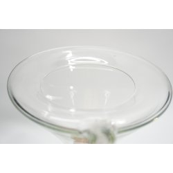 Glas Trichter Glastrichter 150 mm Durchmesser Funnel mit Olivenanschkuss