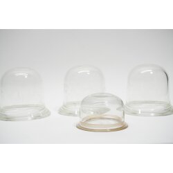 Planflasch Glocke Duranglas Glocke Vakuumglocke...