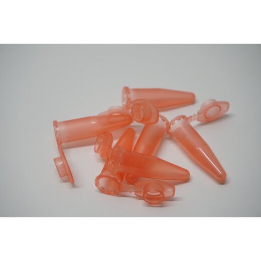 Reaktionsgefäße Zentrifugenröhrchen 1,5 ml rot 200 st