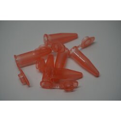 Reaktionsgefäße Zentrifugenröhrchen 1,5 ml rot 200 st