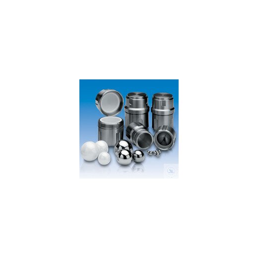 Grinding bowl MM400 stainless 10 ml, screw-on lid