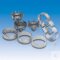 Ring sieve ZM 200 trapezoidal perforation 0.75 mm, stainless steel, reinforced rim
