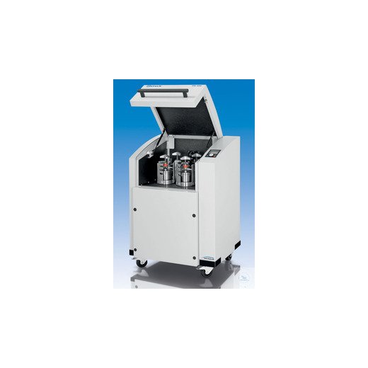 Planetary ball mill PM 400 MA for 230 V, 50/60 Hz, with 4 grinding positions, speed variator