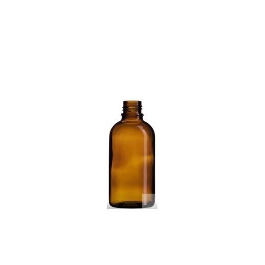 MEDIZINFLASCHE 1000ml, Gewinde PP28S, Sirupflasche rund; Braunglas