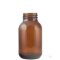 Wide neck jars; amber glass; thread DIN68; capacity 1000ml