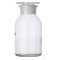 Weithalsglas weiss mit Glasstopfen 250ml,