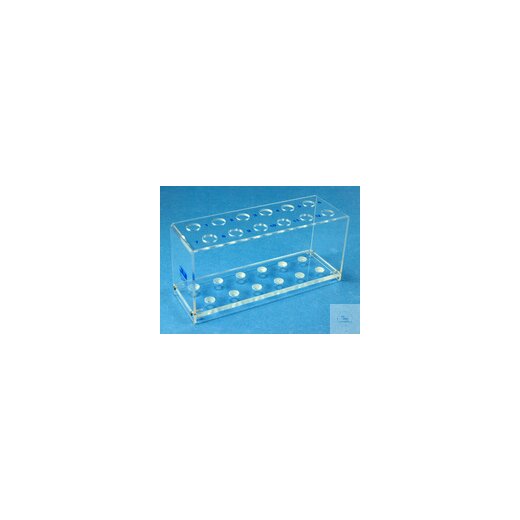 Test tube racks plexiglass, 12pcs without rods