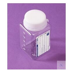 Wasserprobenflasche, 500ml, PET klar, Thiosulfate, steril