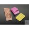 Einbettkassette mit angeklipptem Deckel, Farbe Pink, in Stacks