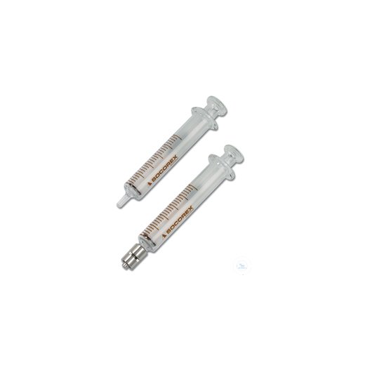 Dosys all-glass syringes, grad., autoclav., 155; 100 ml; glass luer